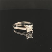 Ring Cianfrone Gioielli Woman in White Gold Diamante 1.00 Ct ANOR-129-198 - ANOR-129-198